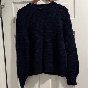 J. Crew women’s Dark Blue Crewneck Sweater